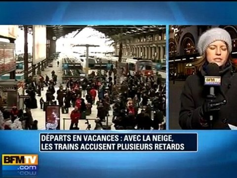 Quelques trains ralentis vers l’est et le sud-est