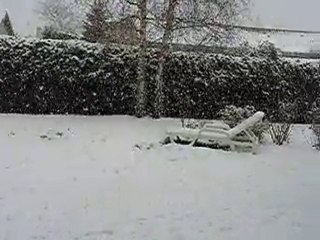 Pouch et Boann dans le neige , quel plaisir!