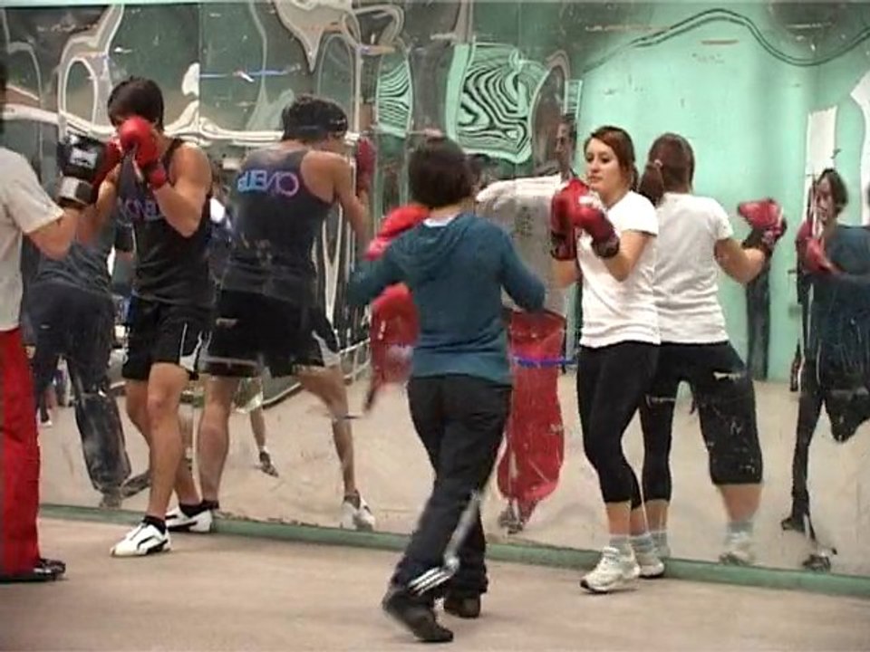 Les filles aussi font de la boxe