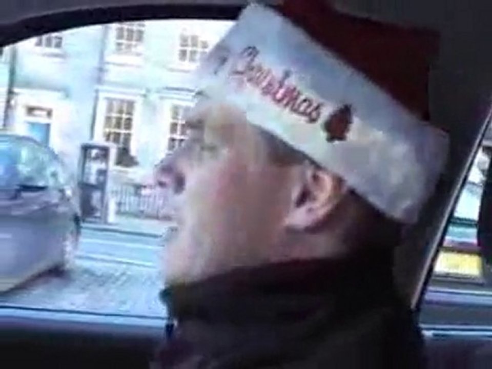 Funny Christmas Parking In Edinburgh Scotland