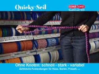Quicky seil cordage auto coinçant clip 1