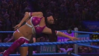 Layla Entrance & Finisher - WWE SmackDown vs. RAW 2011
