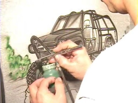 Airbrushing (Rock Crawler 4X4) T-shirt RC