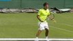 Roger Federer Backhand Volley Slow Motion