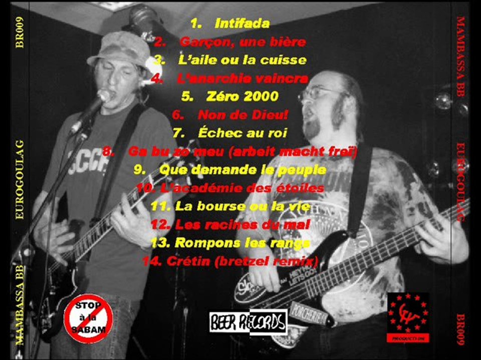 manbassa blouz band  l'anarchie vaincra