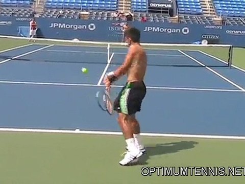 Novak Djokovic Backhands in Slow Motion