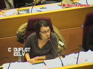 Explication de vote - budget 2011 - Cécile Duflot