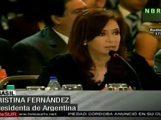 Cristina Fernández participa de la XL Cumbre del Mercosur