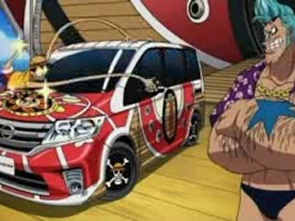 Thousand Serena - One Piece Nissan Minivan - Japanese Ad