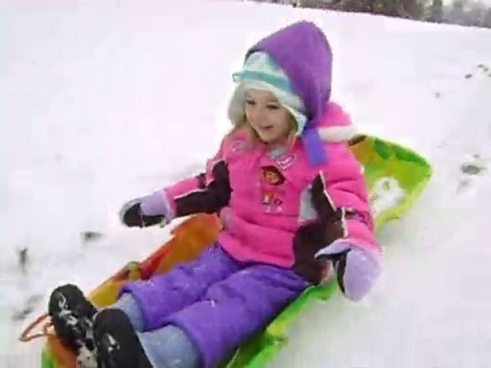 Sledding Faceplant Nightmare