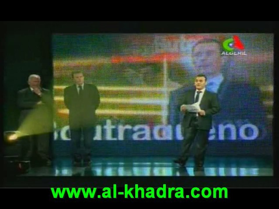 Algerie (ballon dor 2010:Butragueno,cerèmonie)