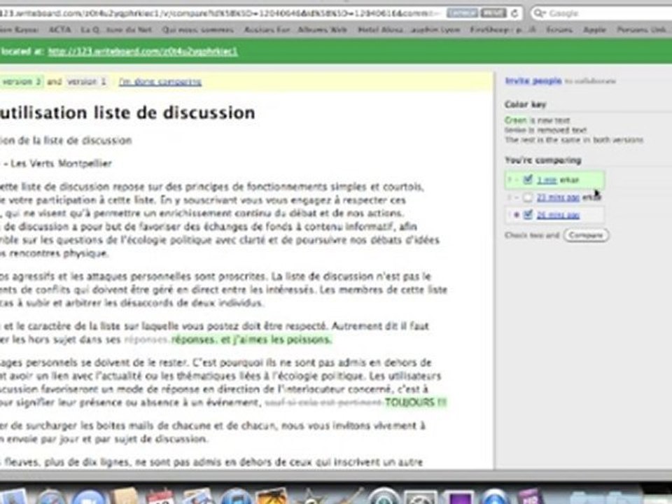 tutorial utilisation du writeboard