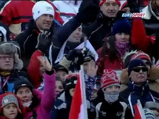 David Poisson'un Val Gardena'daki talihsiz düşüşü