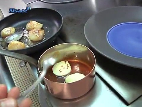 Recette : noix de saint-jacques aux carottes