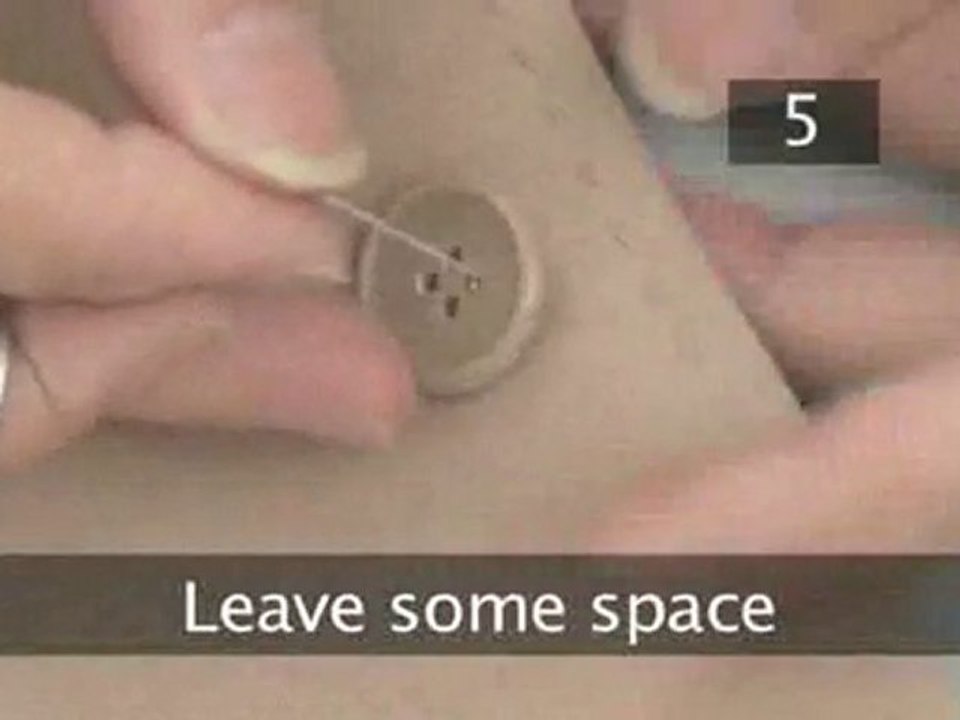 How To Sew On A Button