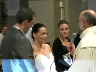 Cérémonie de mariage à l'église