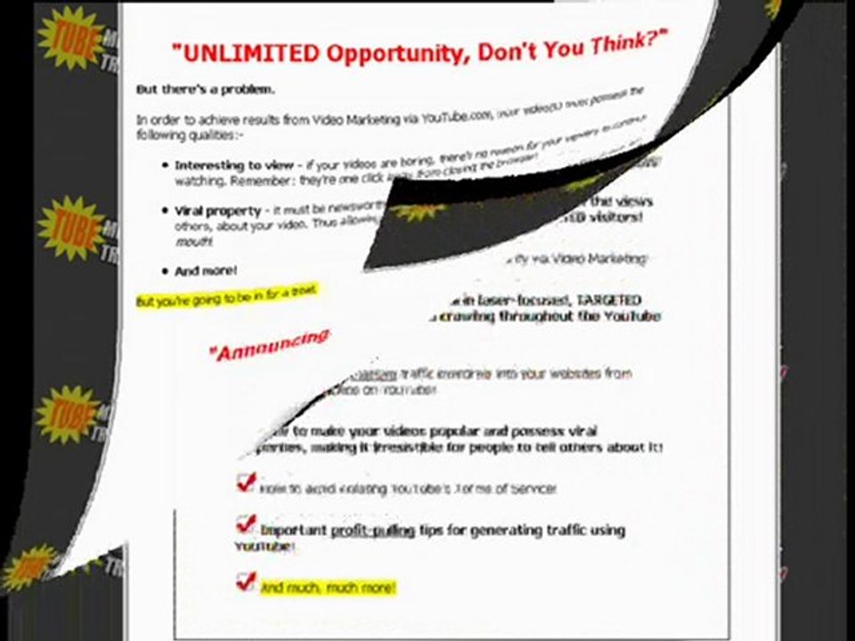 Tube Me Some Traffic