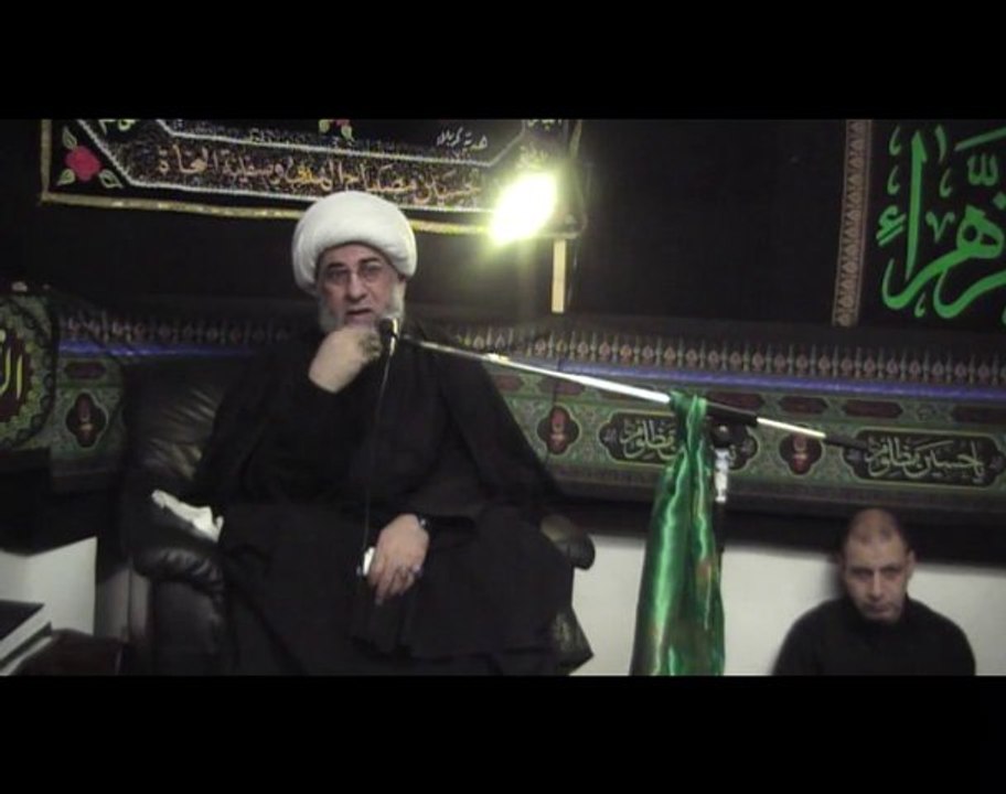 الشيخ ابوباقر ليلة الرابع/ حسينية الزهراء ج1