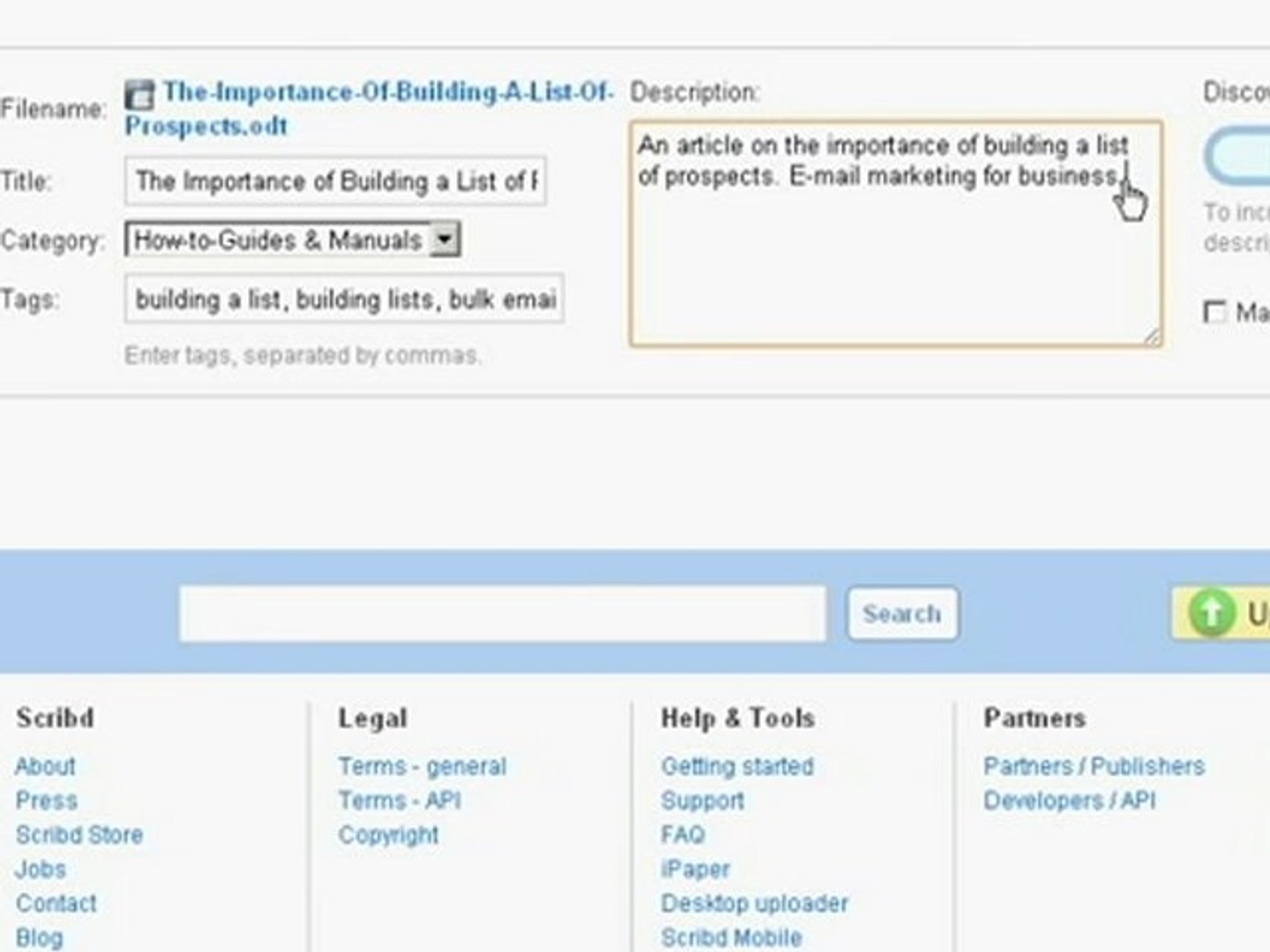 How To Use Scribd To Get Traffic to Your Webpage - video Dailymotion