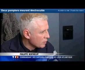 2 pompiers meurent électrocutés le 15/12/2010