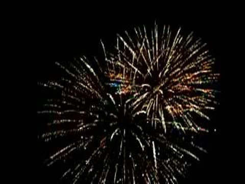 feu d'artifice à Biarritz