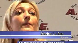 Vox Africa - Marine Le Pen (Front National) répond à VoxAfrica.com (média panafricain)