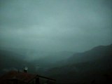 Orages dans la nuit du 25 au 26 octobre 2010 à Pruno (Corse)