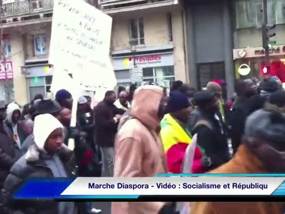 Marche de la Diaspora sénégalaise - Paris 18 décembre 2010
