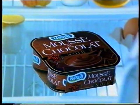 Publicité Mousse au Chocolat Néstlé 1999