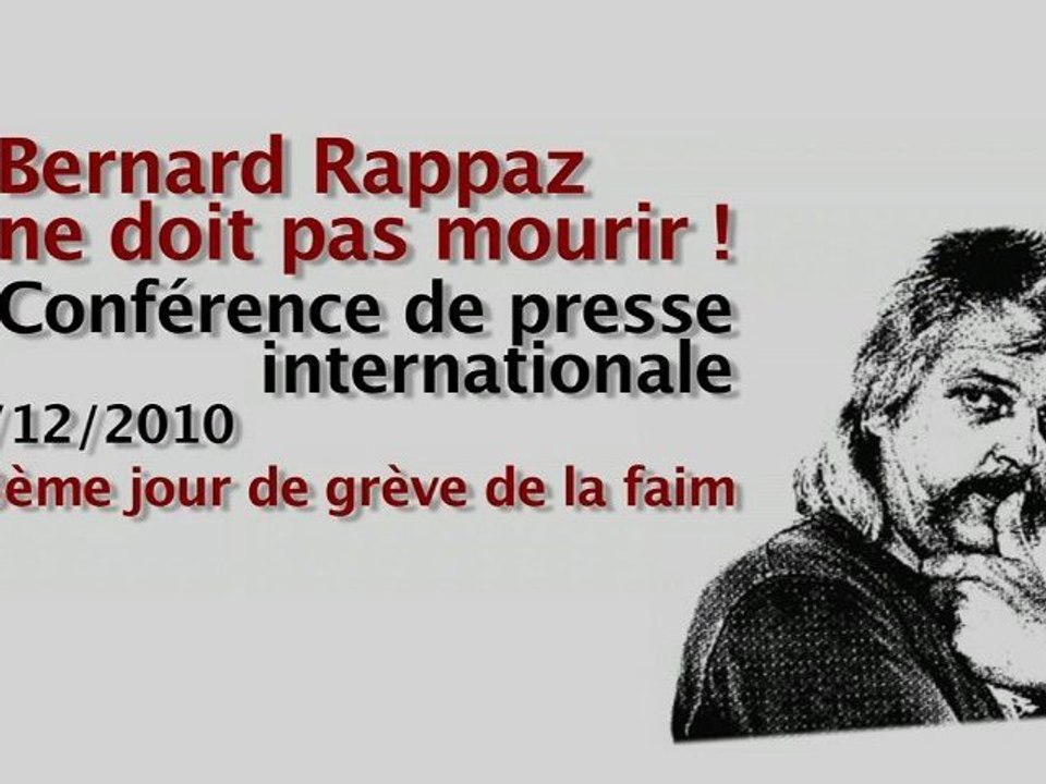 Bernard Rappaz ne doit pas mourir !