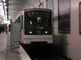 MF67 : Départ de la station Bonne Nouvelle sur la ligne 9 du métro parisien