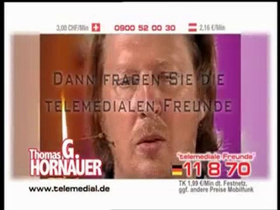 Thomas G. Hornauers Werbespot im DSF am 31.12.2008