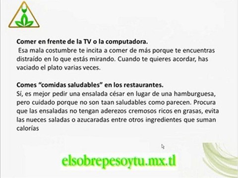 Malos Habitos Alimenticios elsobrepesoytu.mex.tl/