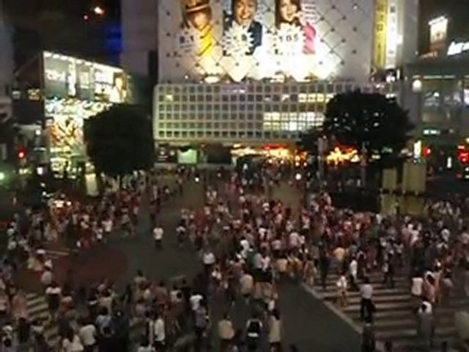 Tokyo Le fameux carrefour de Shibuya 2009