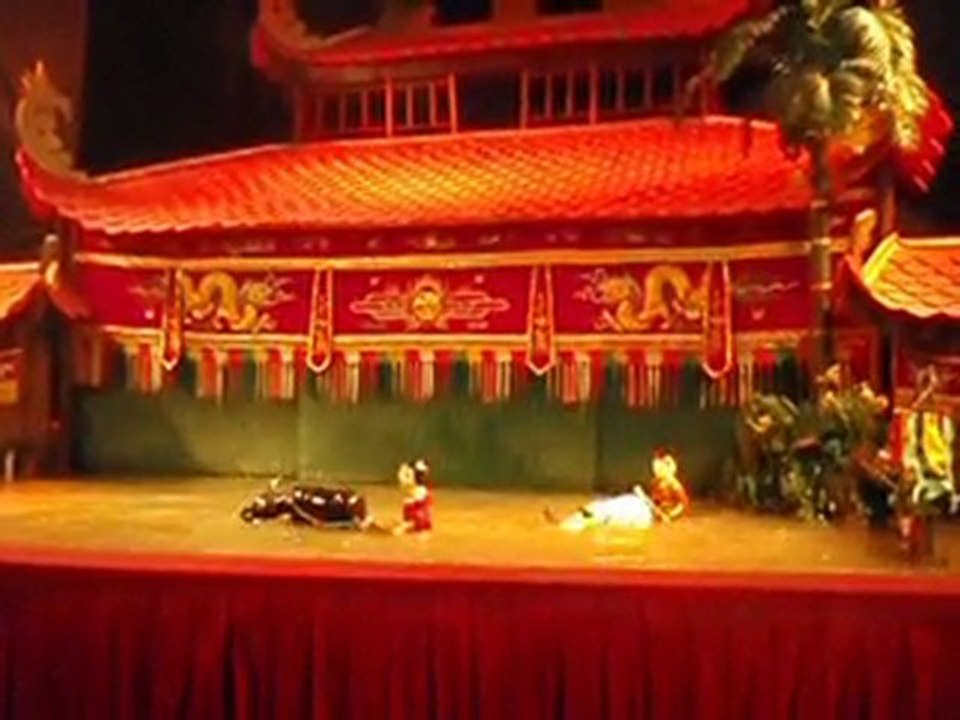 Vietnam - Hô Chi Minh ville - Spectacle marionnettes 2009