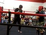 Kickboxing Houston - Muay Thai Sparring - Craig and Jordan