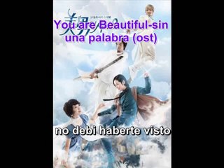 sin una palabra-ost de you are beautiful