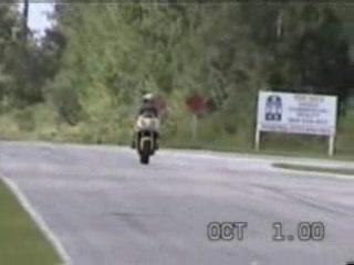 Wheeliing en CBR accident