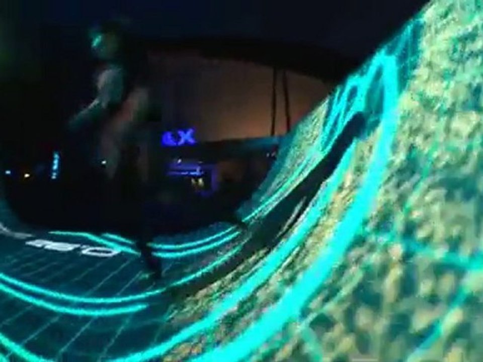 Tron Legacy Skateboarding