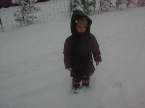 maellys dans la neige