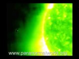 Amazing footage! Giant UFOs around the sun! UFO VIDEOS 2010