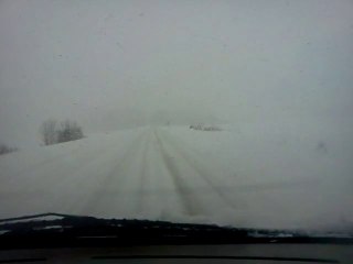 Route Entre Novy et Rethel 19 décembre 2010 vers 11h30