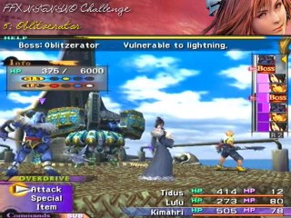 FFX NSGNSNO Challenge: 05 - Oblitzerator