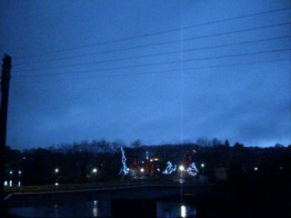 Orage nocturne le 19 décembre 2010 à Hennebont (Morbihan)