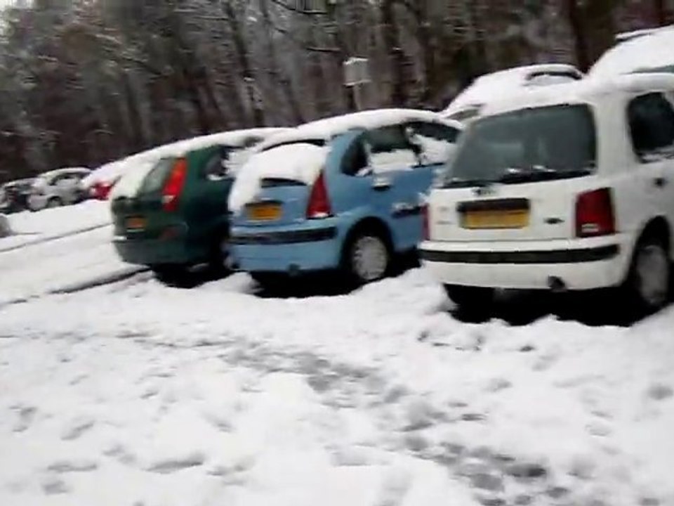 Dimanche matin sous la neige