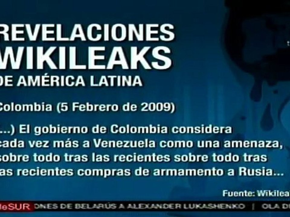 Wikileaks revela acuerdo de Uribe con EE.UU.