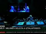 Pablo Milanés ofreció concierto en Iztapalapa, México