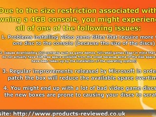 Xbox 360 4GB or 250GB