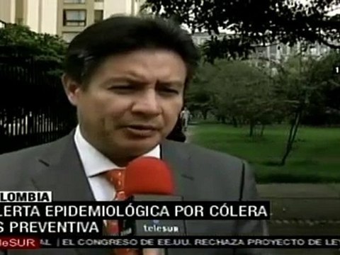 Colombia decreta alerta epidemiológica ante posibles brotes de cólera