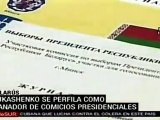 Lukashenko reelecto en Belarús (encuestas)